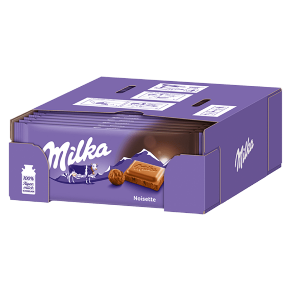 Milka<br> Noisette<br> 23x100g im Karton<br>