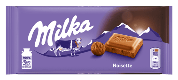 Milka<br> Noisette<br> 23x100g im Karton<br>