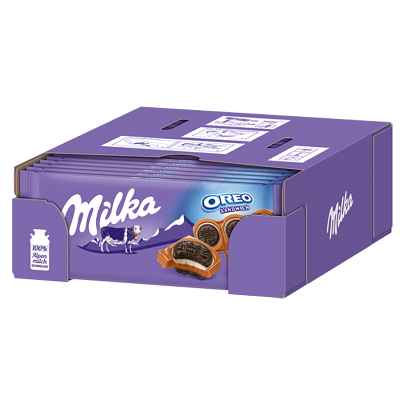 Milka<br> Oreo Sandwich<br> 15x92g im Karton<br>