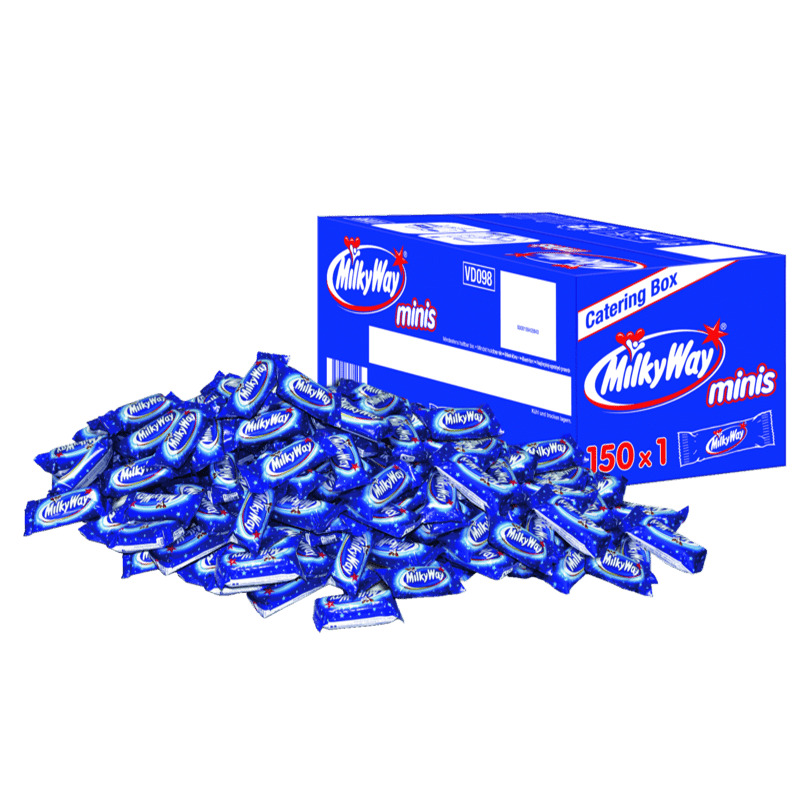 Milky Way<br>Minis<br>150 Stück im Karton<br>