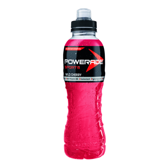 Powerade<br>  Wild Cherry<br>  12x0,5l im Karton<br>