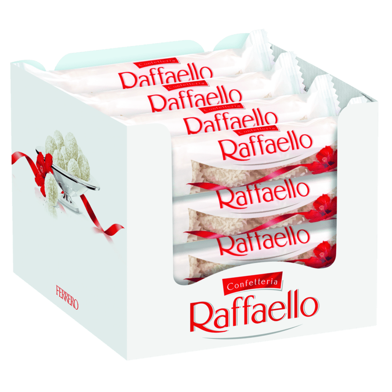 Ferrero<br>  Raffaello 4er<br>  16x40g im Karton<br>