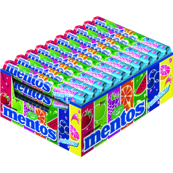 Mentos<br>  Rainbow<br>  40 Stück im Karton<br>