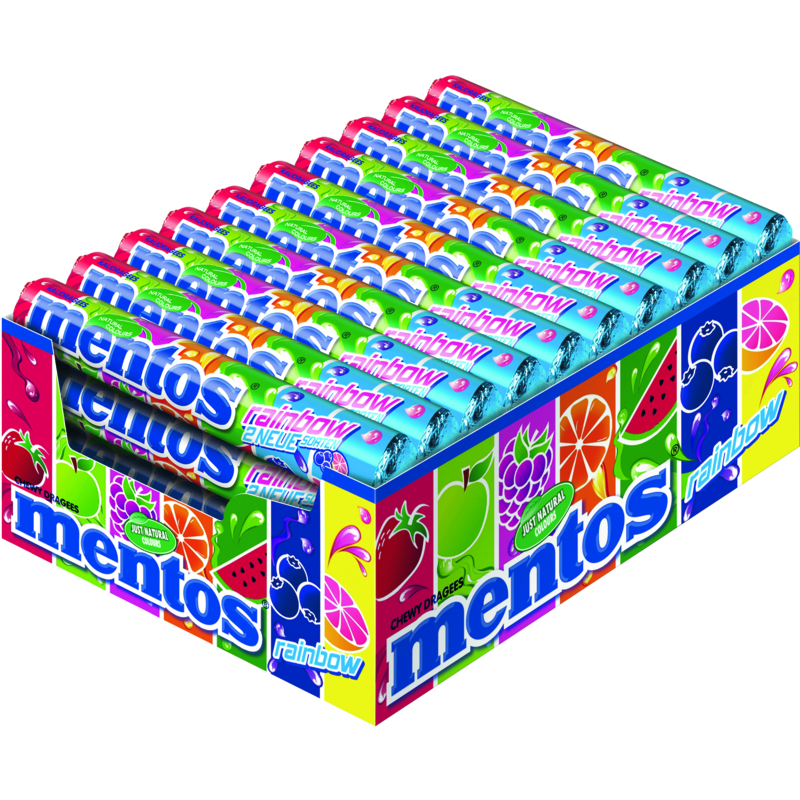 Mentos<br>  Rainbow<br>  40 Stück im Karton<br>