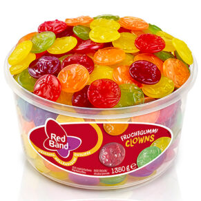 Red Band Fruchtgummi Clowns Dose