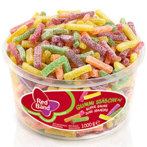 Red Band Fruchtgummi Stäbchen Dose
