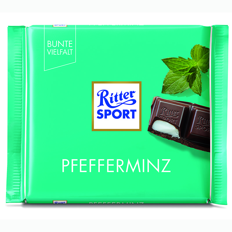 Ritter Sport<br> Pfefferminz<br> 100g<br>