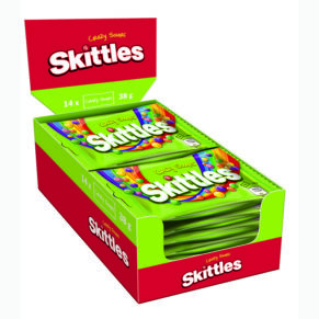 Skittles<br>  Crazy Sours<br> 14x38g in der Box<br>