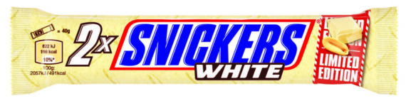 Snickers<br> White 2 Pack<br> 24x80g im Karton<br>