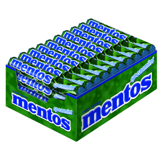 Mentos<br>  Spearmint<br>  40 Stück im Karton<br>