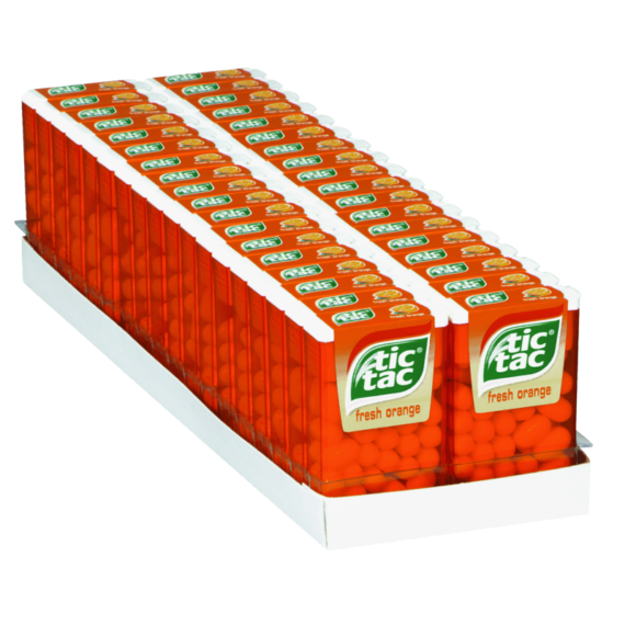 Tic Tac<br>  fresh orange<br>  36x18g im Karton<br>