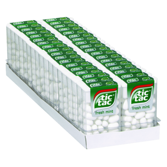 Tic Tac<br>  fresh mint<br>  36x18g im Karton<br>