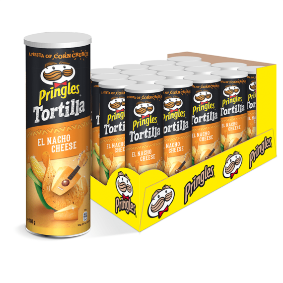 Pringles<br> El Nacho Cheese<br> 19x180g<br>