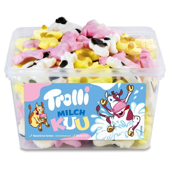 Trolli<br> Milch Kuh<br> 150 Stück in der Dose<br>