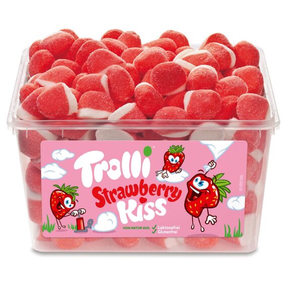 Trolli<br>  Kiss Schaumerbeeren<br>  150 Stück in der Dose<br>