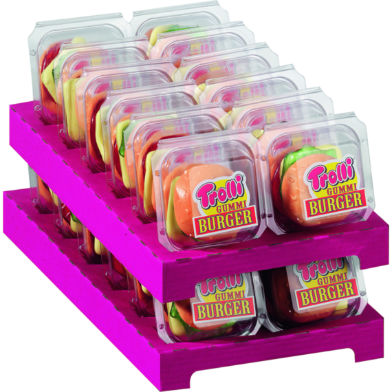 Trolli<br>  Burger<br>  24x50g im Karton<br>