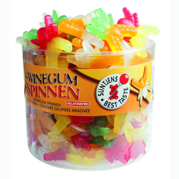 Suntjens<br> Winegum Spinnen<br> 100 Stück in der Dose<br>