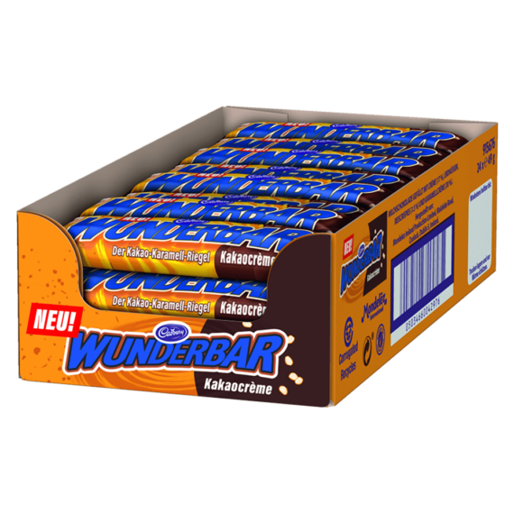 Cadbury<br> Wunderbar Kakaocreme<br> 24x48,5g im Karton<br>