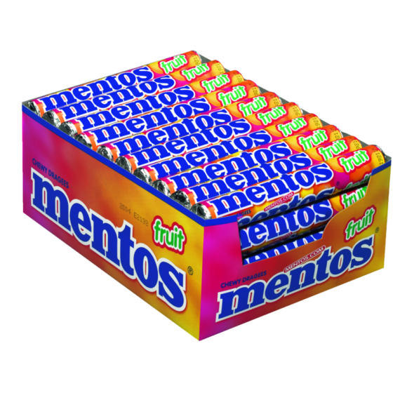 Mentos<br>  Fruit<br>  40 Stück im Karton<br>