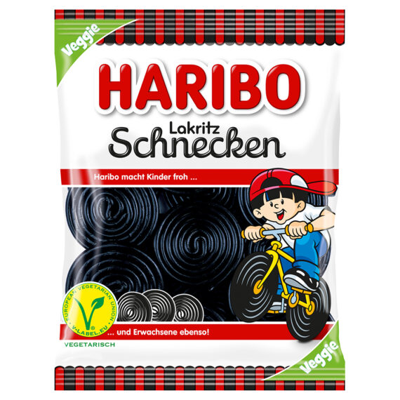 HARIBO Btl. Lakritz Schnecken Rotella