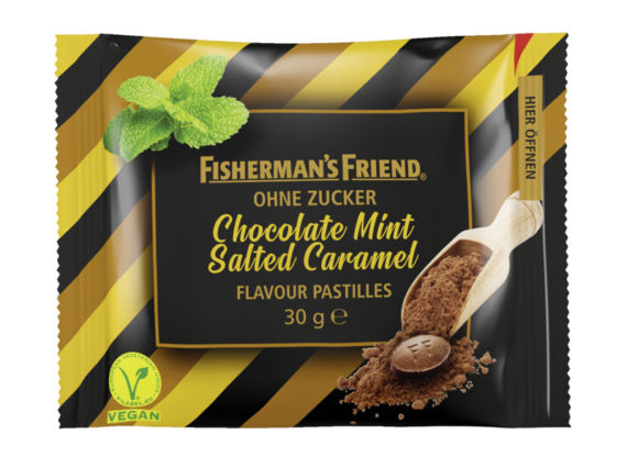 Fisherman’s Friend Chocolate Mint Salted Caramel Packung