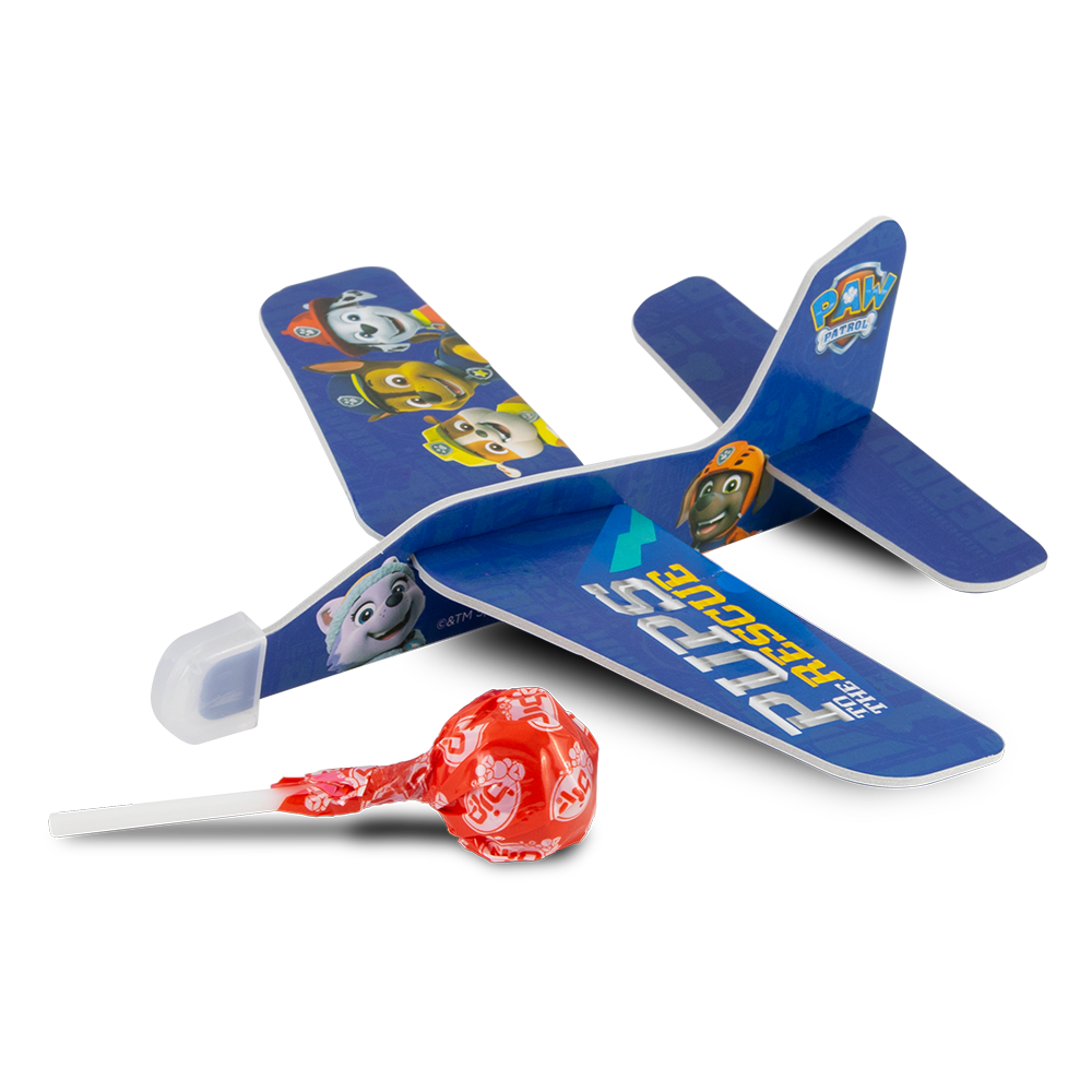 Paw Patrol Candy Jet Lollipop & Schaumstoff-Flieger