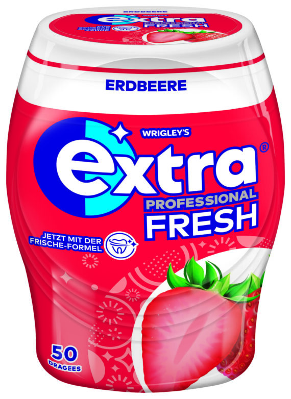 Wrig. Extra Professional<br>  Fresh Erdbeere<br>  12x50 Dragees<br>