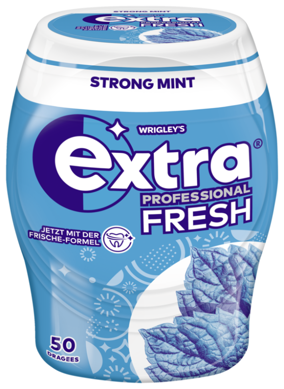 Wrigley's Extra Professional<br>  Fresh Strong Mint<br>  12x50 Dragees<br>