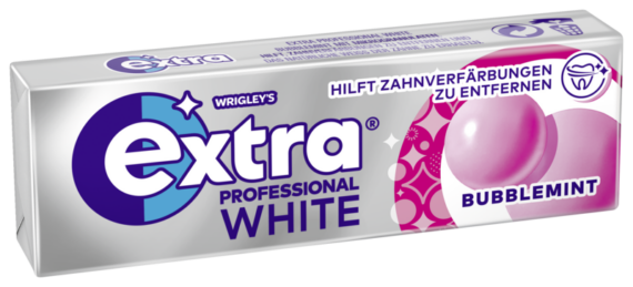 Wrigley's Extra Professional<br>   White Bubblemint<br>   30x10 Dragees<br>