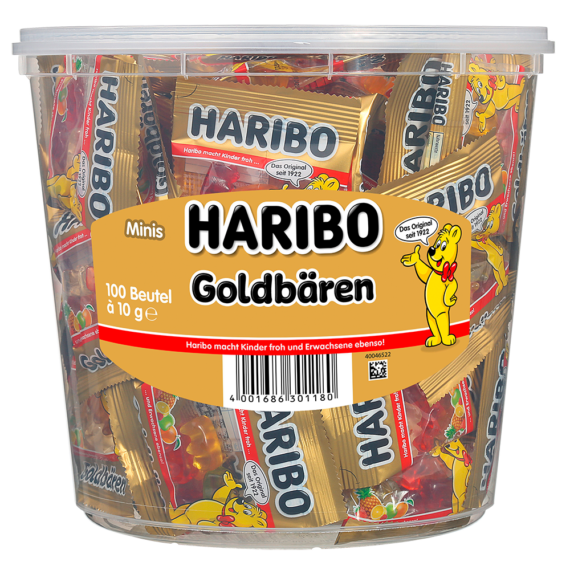 Haribo Goldbären 100 Minibeutel