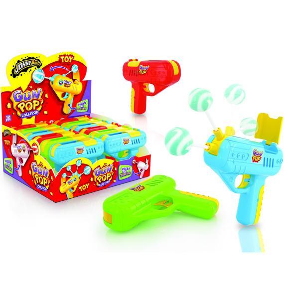 Johny Bee Gun Pop Click&Lick Lolly