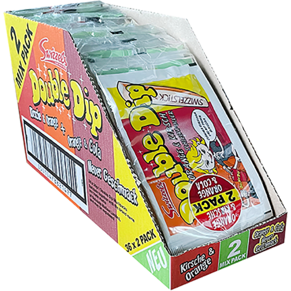 Swizzels<br> Double Dip Mix 2-Pack<br> 36 Beutel im Karton<br>