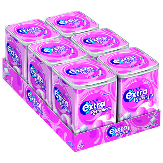 Extra Refreshers Bubblemint 6x35 Dragees
