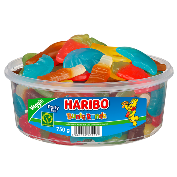 HARIBO Bunte Runde 750g Party Box