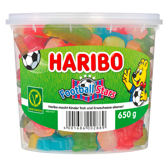 HARIBO Football Stars 650g Party Box