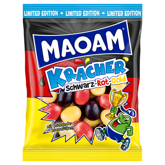 HARIBO Maoam Kracher Schwarz Rot Gold