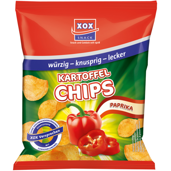 XOX Kartoffel Chips 25g