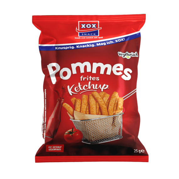 XOX Pommes Ketchup 25g